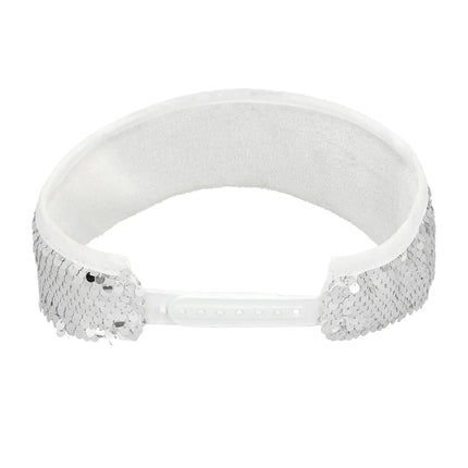 Zilveren Zonneklep Pailletten van Boland koop je bij Partywinkel