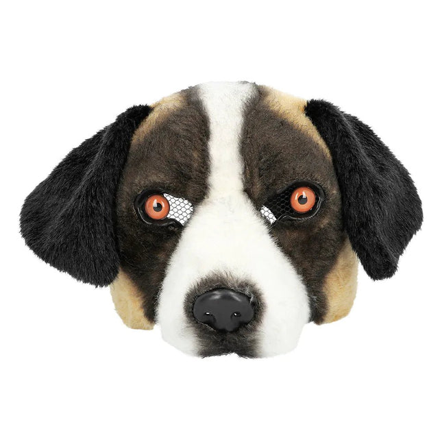 Zwart Bruine Masker Bernard Pluche van Boland koop je bij Partywinkel