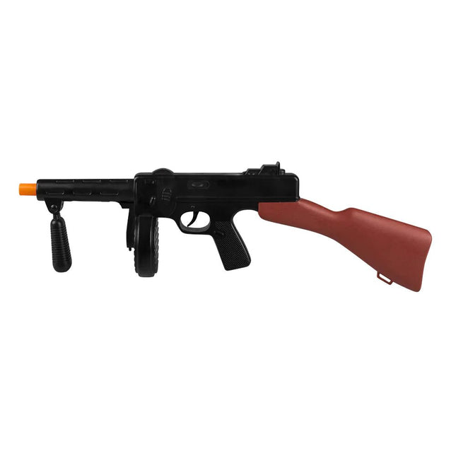 Zwart Bruine Nep Pistool 49cm van Boland koop je bij Partywinkel