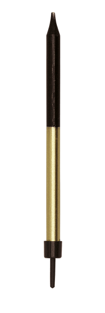 Zwart Gouden Kaarsen Dip-Dyed 9,5cm 12st van WeFiesta koop je bij Partywinkel