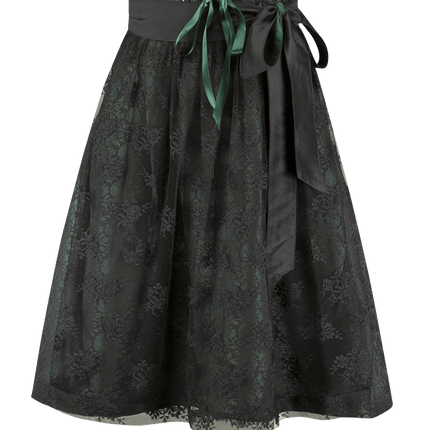 Zwart Groene Dirndl Jurk Oktoberfest Dames Jaquard van Haus Huberts koop je bij Partywinkel