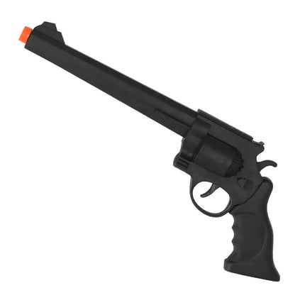 Zwart Nep Pistool Longshot 35cm van Boland koop je bij Partywinkel