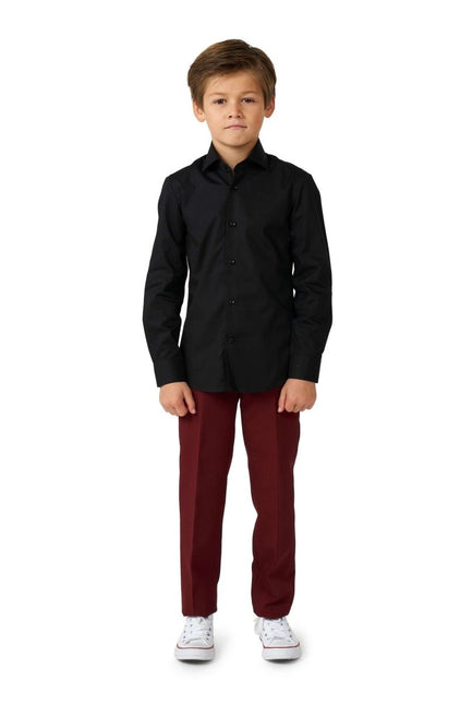 Zwart Overhemd Jongen OppoSuits van OppoSuits koop je bij Partywinkel