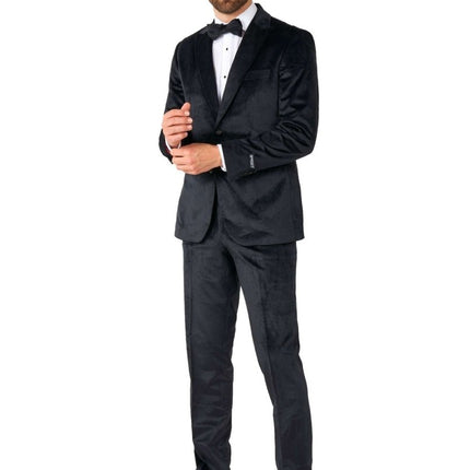 Zwart Velvet Smoking Heren OppoSuits van OppoSuits koop je bij Partywinkel