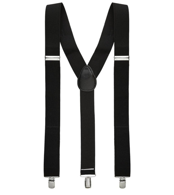 Zwart Zilveren Bretels van Widmann koop je bij Partywinkel
