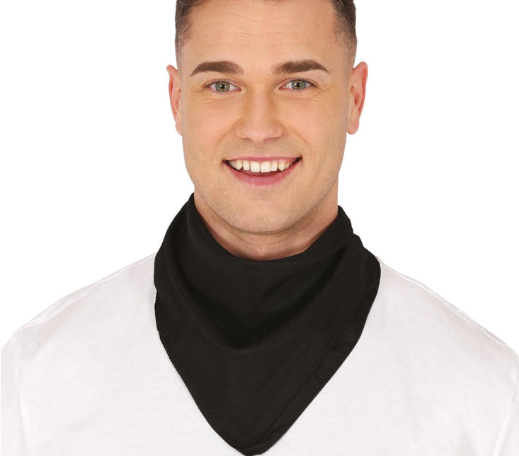 Zwarte Bandana 54cm van Fiestas Guirca koop je bij Partywinkel