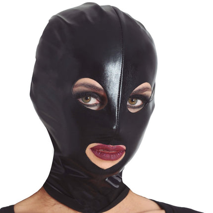 Zwarte Bivakmuts Vinyl van Fiestas Guirca koop je bij Partywinkel