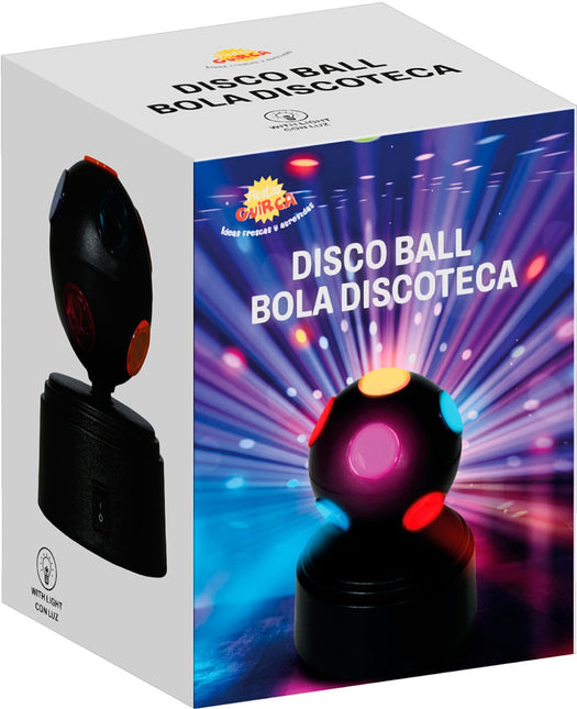 Zwarte Discobal 12cm van Fiestas Guirca koop je bij Partywinkel