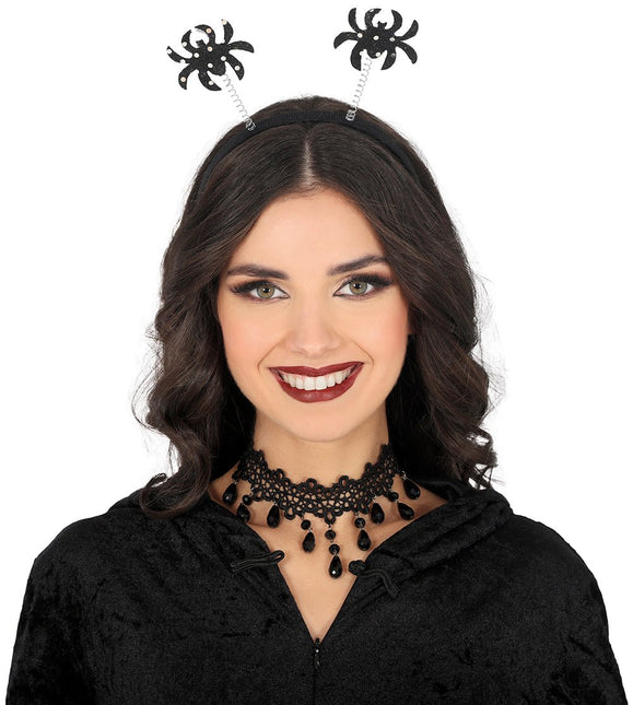 Zwarte Haarband Spinnen van Fiestas Guirca koop je bij Partywinkel