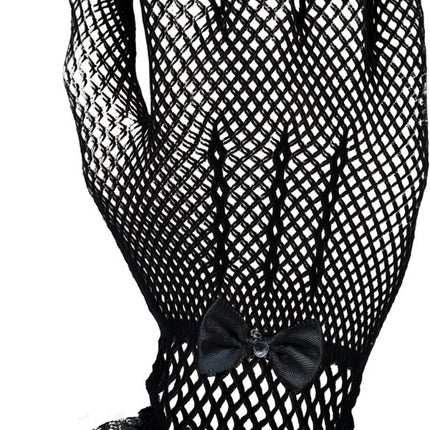 Zwarte handschoenen kant van Fiestas Guirca koop je bij Partywinkel