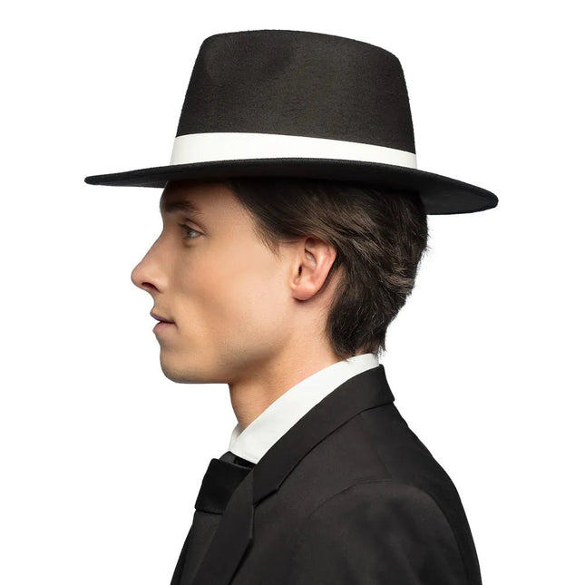 Zwarte Hoed Gangster van Boland koop je bij Partywinkel