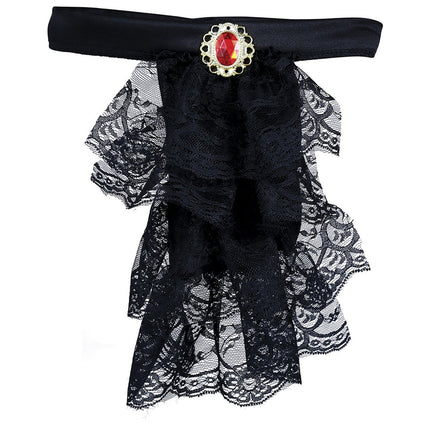 Zwarte Kraag Kant van Fiestas Guirca koop je bij Partywinkel