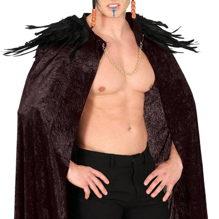 Zwarte Kraag Veren van Fiestas Guirca koop je bij Partywinkel