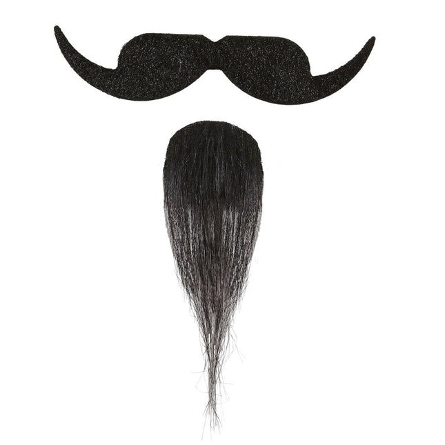 Zwarte Nep Baard En Sik Musketier van Widmann koop je bij Partywinkel