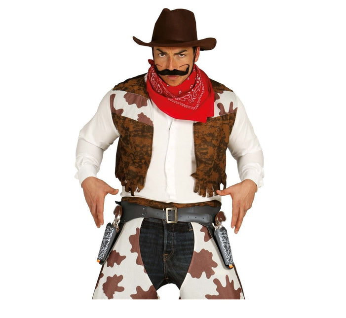 Zwarte Nep Geweer Met Holster 2st van Fiestas Guirca koop je bij Partywinkel