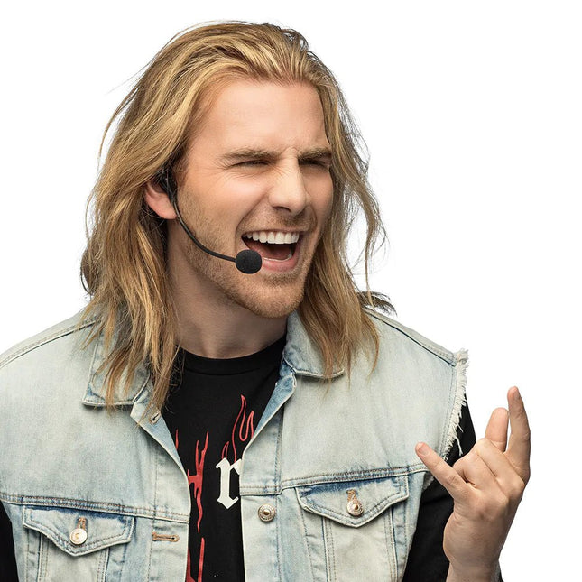 Zwarte Nep Headset van Boland koop je bij Partywinkel