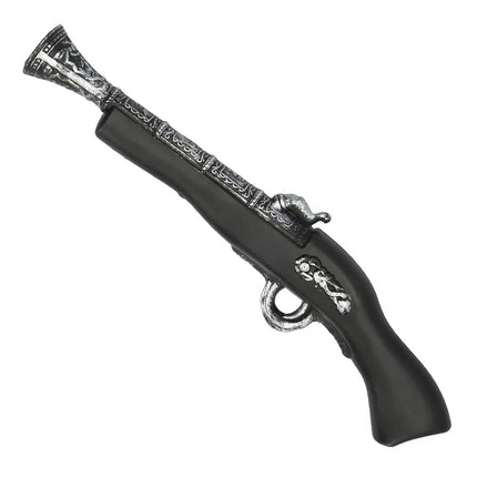 Zwarte Nep Pistool 42cm van Boland koop je bij Partywinkel