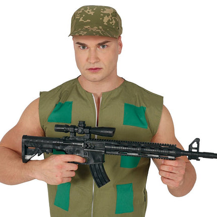 Zwarte Nep Pistool 67cm van Fiestas Guirca koop je bij Partywinkel