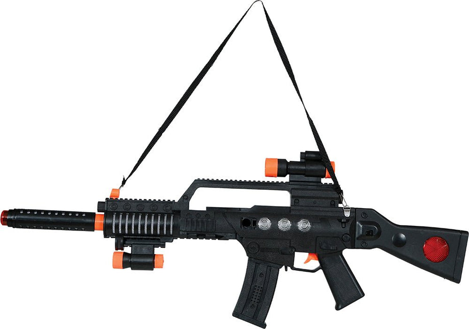 Zwarte Nep Pistool 70cm van Fiestas Guirca koop je bij Partywinkel