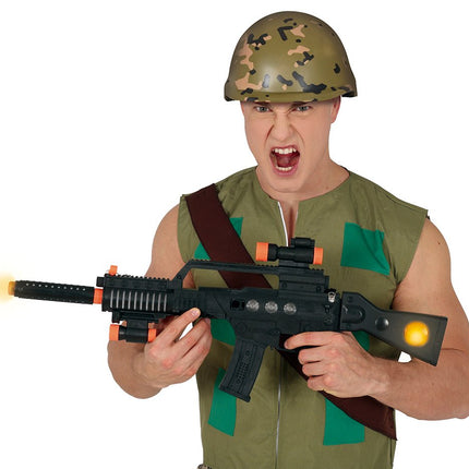 Zwarte Nep Pistool 70cm van Fiestas Guirca koop je bij Partywinkel