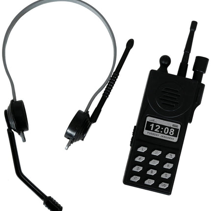Zwarte Nep Walkie Talkie van Fiestas Guirca koop je bij Partywinkel