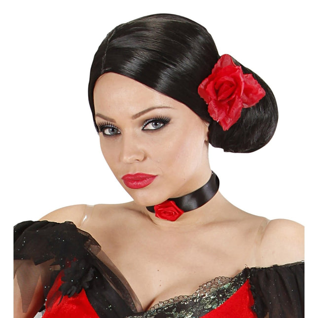 Zwarte Nep Wimpers Spits van Widmann koop je bij Partywinkel