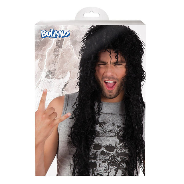 Zwarte Pruik Cooper van Boland koop je bij Partywinkel