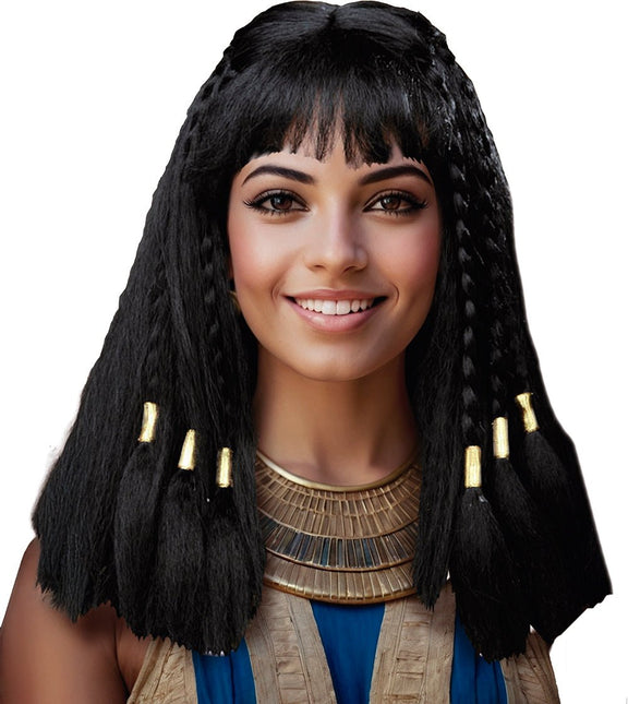 Zwarte Pruik Egyptisch van Fiestas Guirca koop je bij Partywinkel