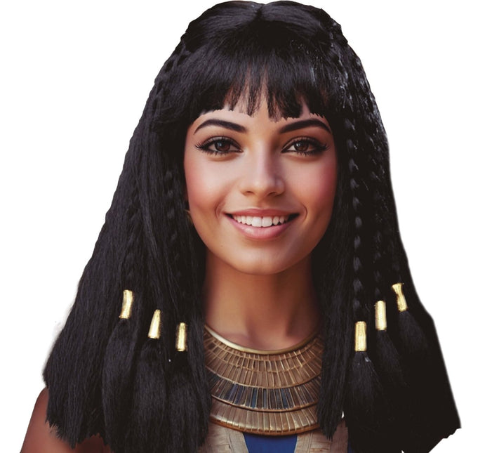Zwarte Pruik Egyptisch van Fiestas Guirca koop je bij Partywinkel