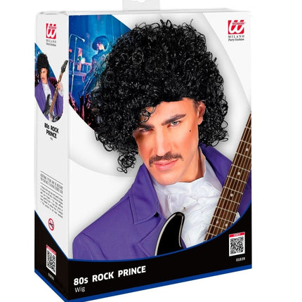 Zwarte Pruik Prince van Widmann koop je bij Partywinkel
