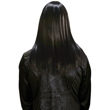 Zwarte Pruik Victor van Widmann koop je bij Partywinkel