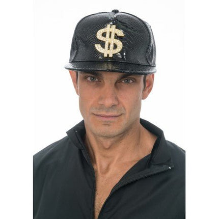 Zwarte Rapper Bet Dollar One Size van CHAKS koop je bij Partywinkel