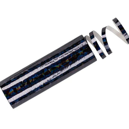 Zwarte Serpentine Holografisch 3,8m van Partydeco koop je bij Partywinkel