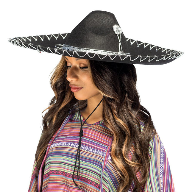 Zwarte Sombrero Guillermo van Boland koop je bij Partywinkel