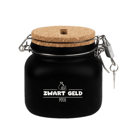 Zwarte Spaarpot Zwart Geld 12,5cm van Paper Dreams koop je bij Partywinkel