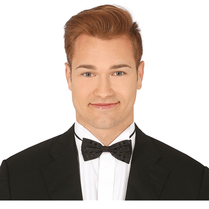 Zwarte Strik Pailletten van Fiestas Guirca koop je bij Partywinkel