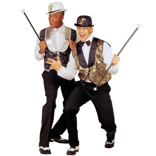 Zwarte Wandelstok Met Geluid van Widmann koop je bij Partywinkel