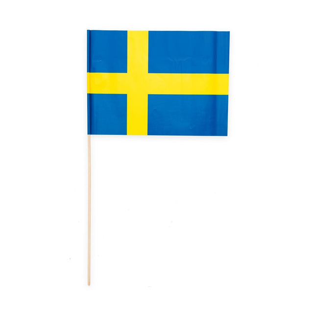 Zweden Vlag 10st van WeFiesta koop je bij Partywinkel